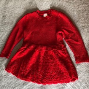 Toddler / Baby Holiday Sweater Dress